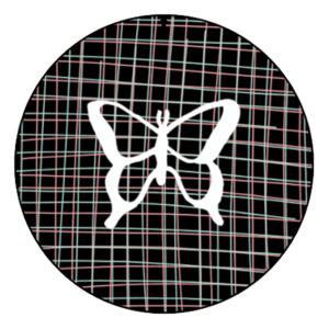 Badge 25mm – Papillon – Quiscrap