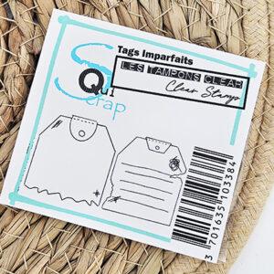 Tampons A8 – Tags imparfaits – Quiscrap