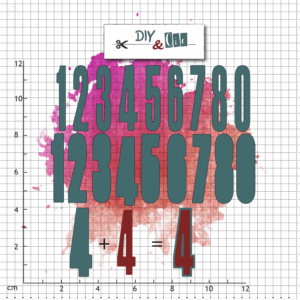 Set de die : Grands chiffres – DIY and Cie