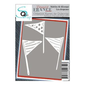 Matrice de découpe – Les drapeaux – Collection Douce France – Quiscrap