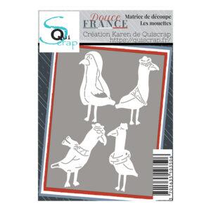 Matrice de découpe – Les mouettes – Collection Douce France – Quiscrap