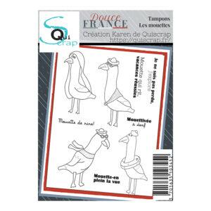 Tampons A6 – Les mouettes – Collection Douce France – Quiscrap