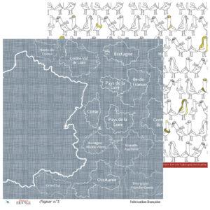 Papier n°5 – Collection Douce France – Quiscrap