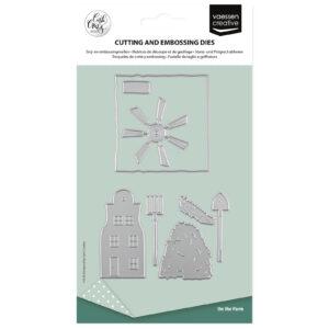 Matrices de Découpe et de Gaufrage – Carla Creates On the farm 8pcs – Vaessen Créative