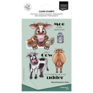 Tampons clear – Cow vache – on the Farm – Carla Creates Vaessen Créative