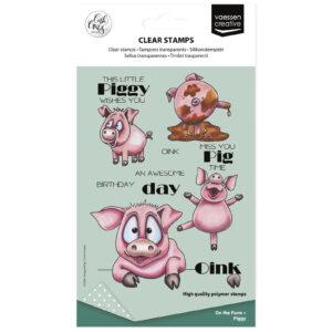 Tampons clear – Piggy Cochon – on the Farm – Carla Creates Vaessen Créative