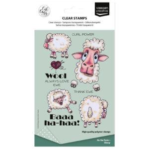Tampons clear – Sheep Mouton – on the Farm – Carla Creates Vaessen Créative