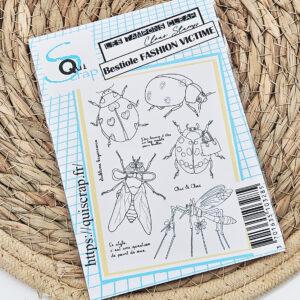 Tampons clear – Bestiole FASHION VICTIME – Quiscrap