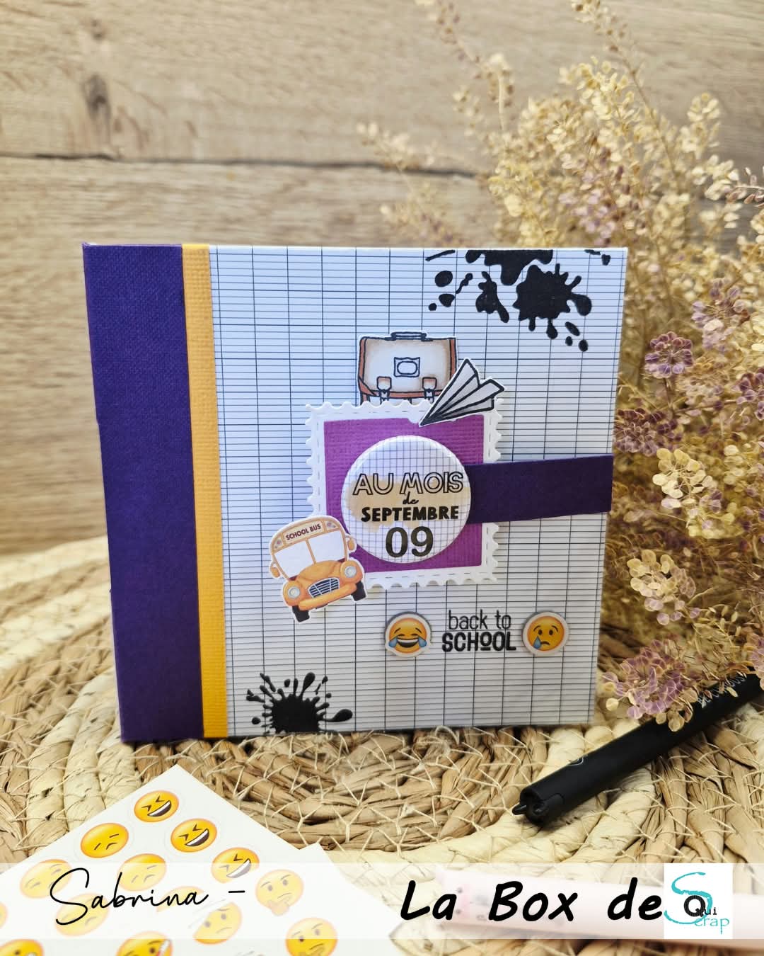 You are currently viewing Tuto n°6 pour la Box de Septembre 2026 par Sabrina