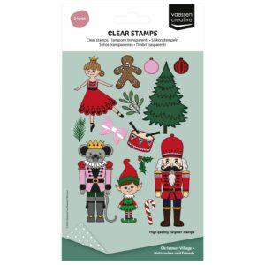 Tampons clear – Christmas Village – Nutcracker & Friends – Vaessen Créative
