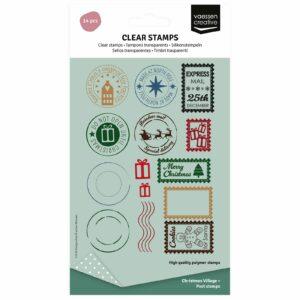 Tampons clear – Christmas Village – Stamp – Vaessen Créative