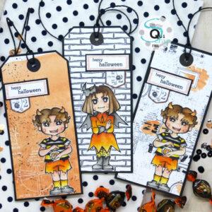 Tampons A7 – Félix fête halloween – Quiscrap