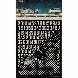Pochoir – Gearhead&rsquo;s Workshop- Numbers & dots – Studio Light