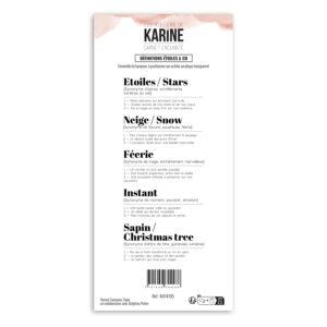 Tampons – Définitions Étoiles & Co – Collection Carnet Enchanté – Les Ateliers de Karine