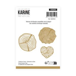 Matrice de découpe – Rondins – Collection Made With Love – Les Ateliers de Karine