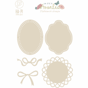 Matrices de découpe Etiquettes vintage – Collection Un été à Avonlea – HA PI Little Fox