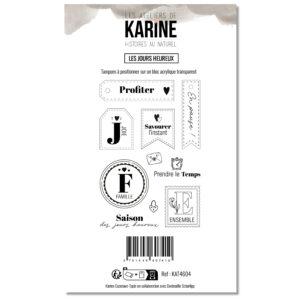 Tampons – Les jours heureux – Collection Histoires au Naturel – Les Ateliers de Karine